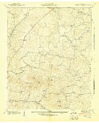 Carters Creek 1941 topographic map thumbnail