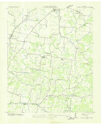 Carters Creek 1936 topographic map thumbnail
