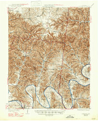 Carthage 1932 topographic map thumbnail