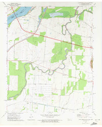 Caruthersville SE 1971 topographic map thumbnail
