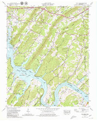 Cave Creek 1968 topographic map thumbnail