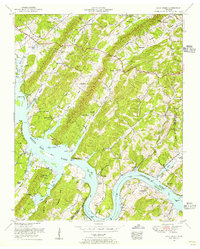Cave Creek 1953 topographic map thumbnail