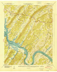 Cave Creek 1940 topographic map thumbnail