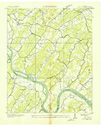 Cave Creek 1936 topographic map thumbnail
