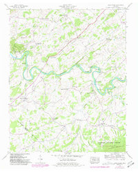 Cedar Creek 1939 topographic map thumbnail