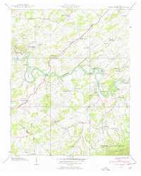 Cedar Creek 1939 topographic map thumbnail
