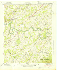 Cedar Creek 1939 topographic map thumbnail