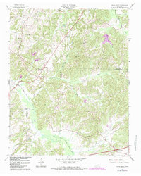Cedar Creek 1966 topographic map thumbnail