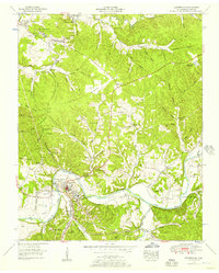 Centertown 1952 topographic map thumbnail