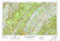 Chattanooga 1957 topographic map thumbnail