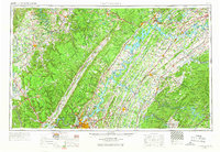 Chattanooga 1957 topographic map thumbnail