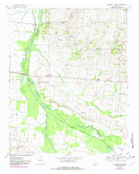 Chestnut Bluff 1952 topographic map thumbnail