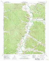 Chestnut Grove 1950 topographic map thumbnail