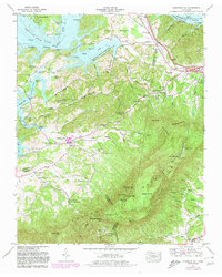 Chestnut Hill 1961 topographic map thumbnail