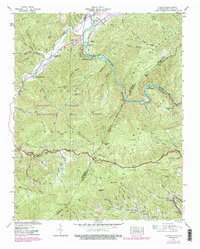 Chestoa 1939 topographic map thumbnail