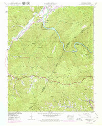 Chestoa 1939 topographic map thumbnail