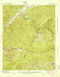 Chestoa 1940 topographic map thumbnail