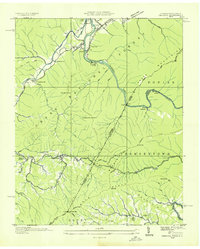Chestoa 1935 topographic map thumbnail