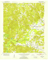 Chewalla 1951 topographic map preview