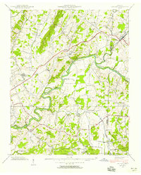 Chuckey 1939 topographic map thumbnail
