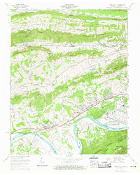 Church Hill 1959 topographic map preview