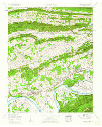 Church Hill 1959 topographic map preview