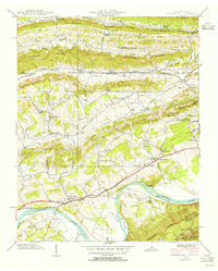 Church Hill 1939 topographic map preview