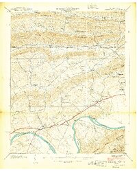Church Hill 1939 topographic map preview