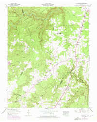 Clarkrange 1946 topographic map preview