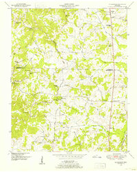 Clarksburg 1950 topographic map thumbnail