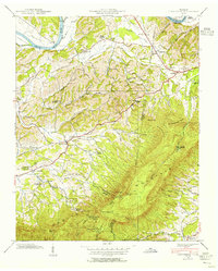 Clevenger 1939 topographic map preview