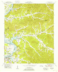 Clifton 1949 topographic map thumbnail