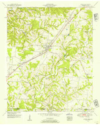 Loretto 1950 topographic map thumbnail