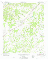 Loretto 1950 topographic map preview