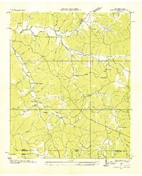 Lowryville 1936 topographic map thumbnail