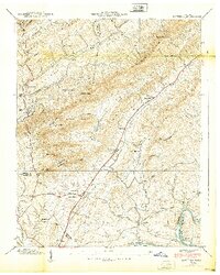 Luttrell 1939 topographic map preview