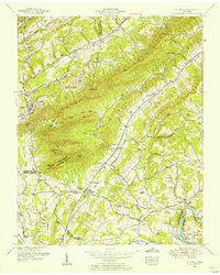 Luttrell 1952 topographic map preview