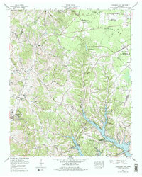 Lynchburg East 1978 topographic map thumbnail