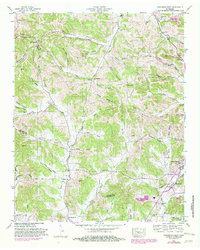 Lynchburg West 1949 topographic map thumbnail