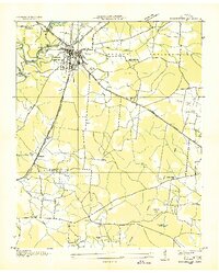 Manchester 1936 topographic map thumbnail