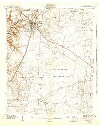 Manchester 1941 topographic map thumbnail