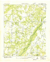 Manleyville 1936 topographic map thumbnail