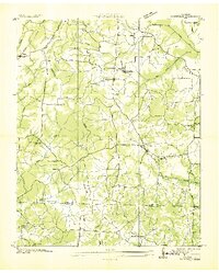 Mansfield 1936 topographic map preview