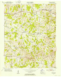Martha 1951 topographic map thumbnail
