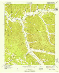 Martins Mills 1950 topographic map thumbnail