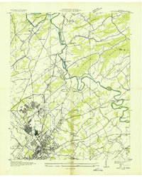 Maryville 1935 topographic map thumbnail