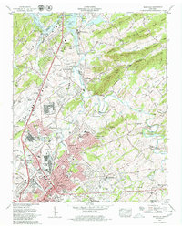Maryville 1979 topographic map thumbnail