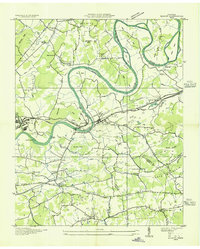 Mascot 1935 topographic map thumbnail