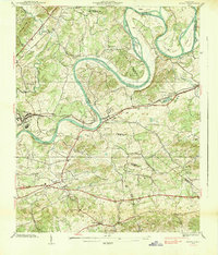 Mascot 1938 topographic map thumbnail