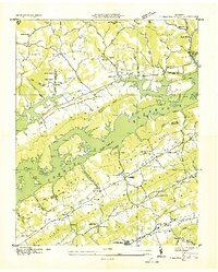 Maynardville 1936 topographic map thumbnail